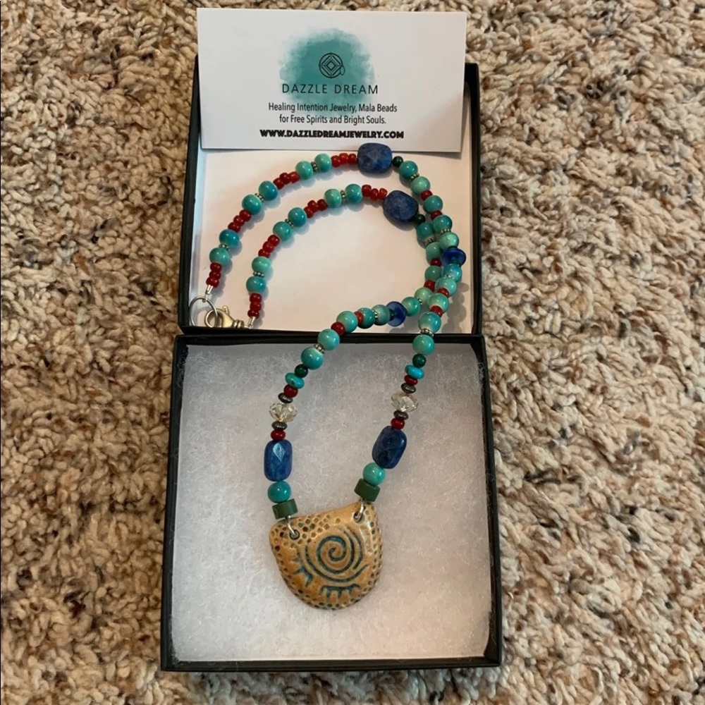 Dazzle Dream Mala Bead Intention Necklace
